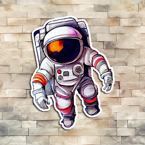 Stickers Calcomania Astronauta
