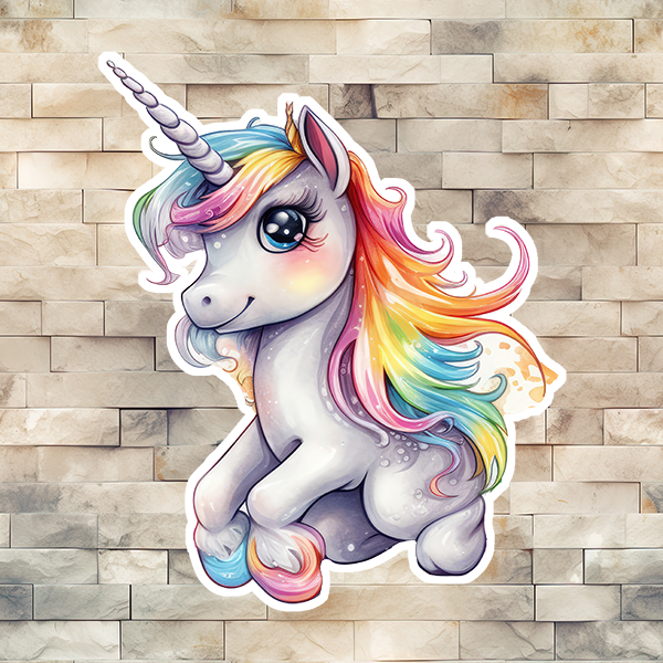 Unicorn 02 vinyl decorative sticker