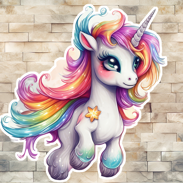 Unicorn 03 vinyl decorative sticker