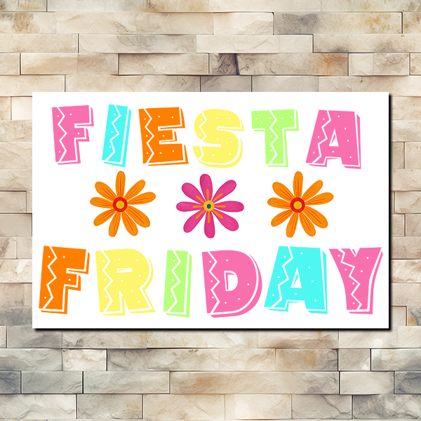 Fiesta Friday Vinyl Sticker