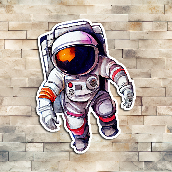 a space walking astronaut