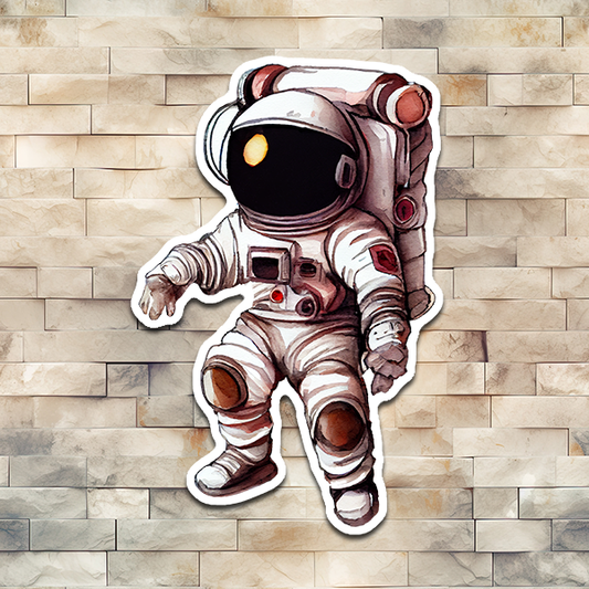 Space suited astronaut