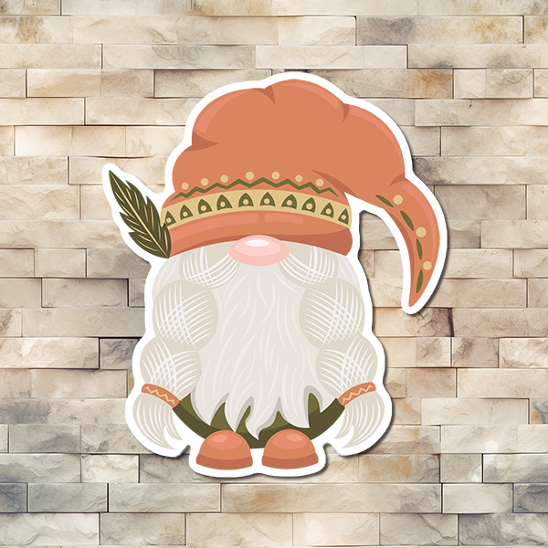 Boho Gnome Vinyl Sticker