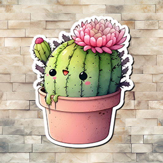 Cactus Vinyl Sticker 02