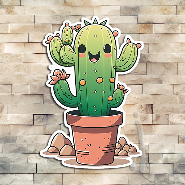 Cactus Vinyl Sticker 04