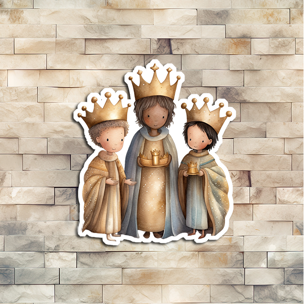 Nativity Set 01 Vinyl Decorative Stickers