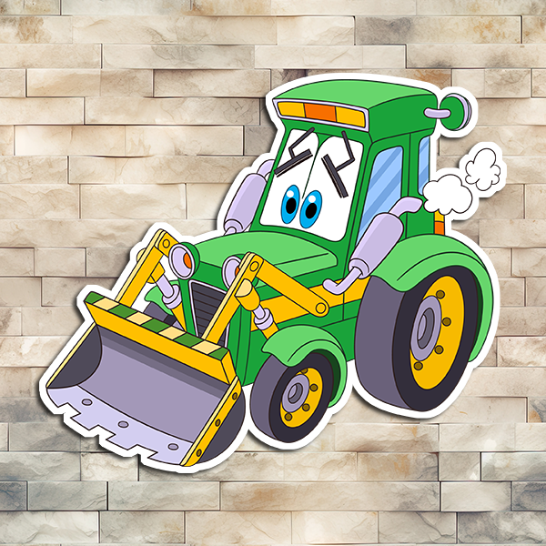 Tractor Vinyl Sticker 02