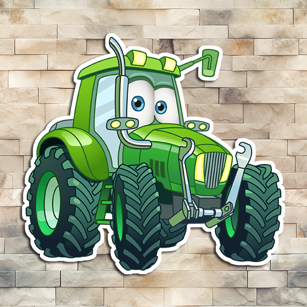 Tractor Vinyl Sticker 01