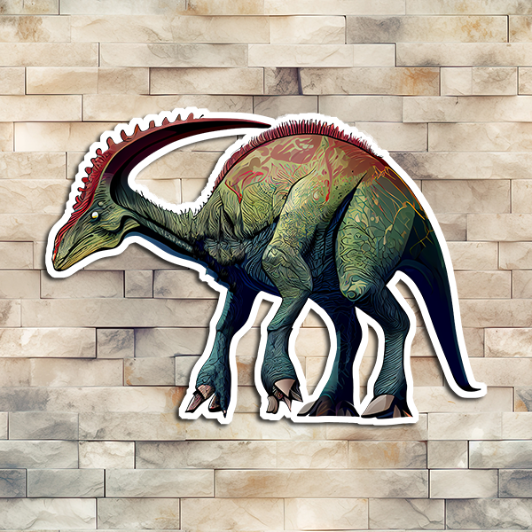 Parasaurolophus Vinyl Sticker