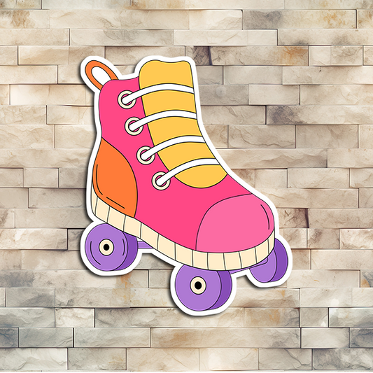 Roller Skate Vinyl Sticker