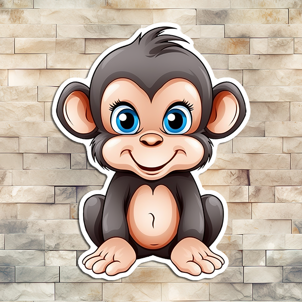 BabyMonkey Decorative Vinyl Sticker