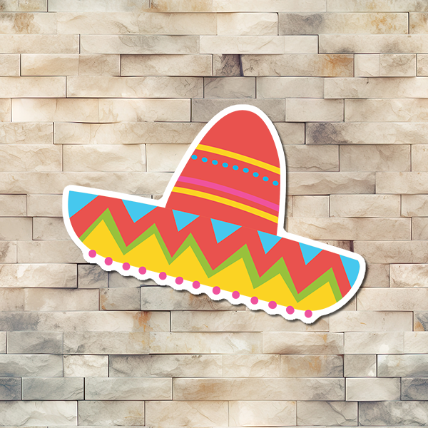 A colorful Mexican sombrero get ready to party!