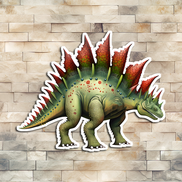  A Stegosaurus Vinyl Sticker