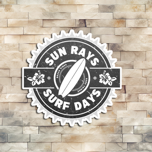 Sunrays Surf Days Vinyl Sticker