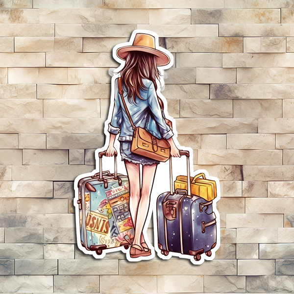 Travel Girl Vinyl Sticker – Waymaker Designs