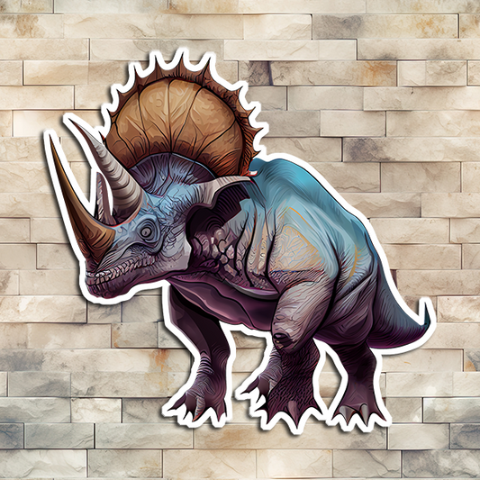 Triceratops Vinyl Sticker