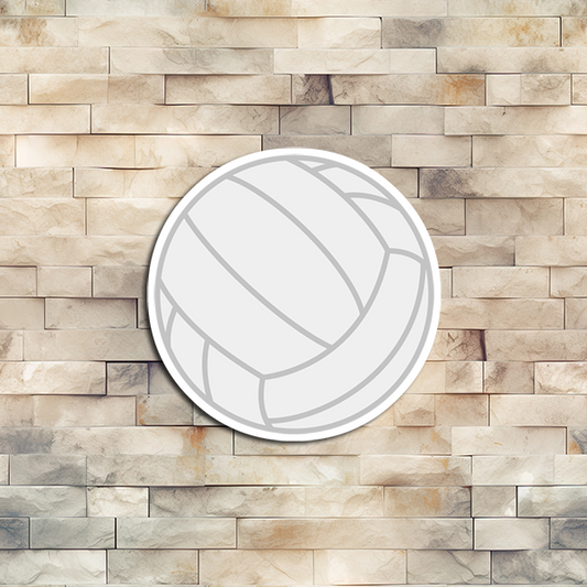 Volleyball Vinyl Sticker